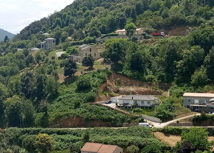Ferienhaus Climatisee A Nuciola Prunete Entre Mer, Montagne Et Piscine *