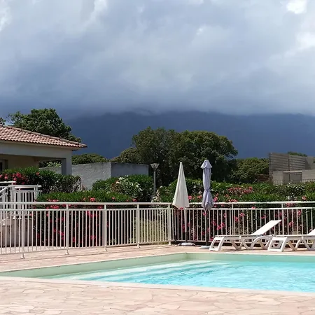 Climatisée A Nuciola Prunete Entre Mer, Montagne Et Piscine Сasa de vacaciones